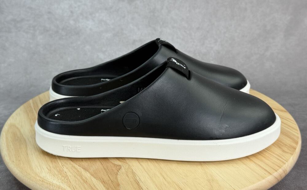 True Linkswear FS Slide Dead Golfer All Day Clog Slip On Mules Black Men's Sz 9